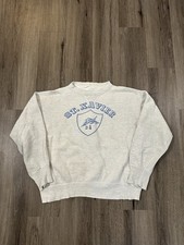 Vintage 60s 50s Russell Southern Single V Sweatshirt Bombers Plane Mascot Large