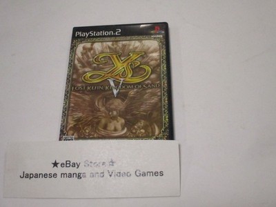 Ys 5 V LOST KEFIN KINGDOM OF SAND PS2 Japan