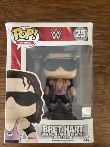 Funko POP! WWE: Bret Hart (Damaged Box) #25