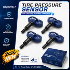 4x Bluetooth TPMS Sensor for 2020-2025 Tesla Model 3/Y/S/X 1490701-00-B