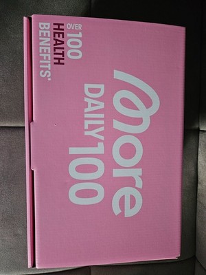 more nutrition daily 100 mit Flasche nur ein Paket aufgebraucht