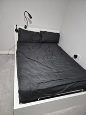 IKEA White Malm Standard Double Ottoman Bed Frame (Excellent condition)