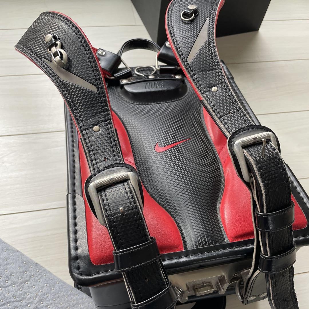 Nike Japanese Randoseru School Bag Made in Japan Black Red Pre-Owned