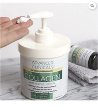 Advanced Clinicals Collagen Skin Care Set Serum Lotion Anti-Aging Firming