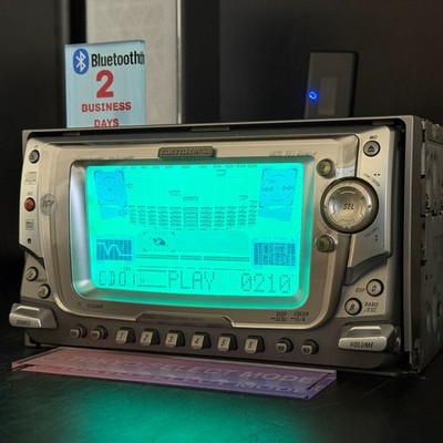 Pioneer carrozzeria FH-P77MDR 2DIN Car Audio CD MD Player Added Bluetooth Stock