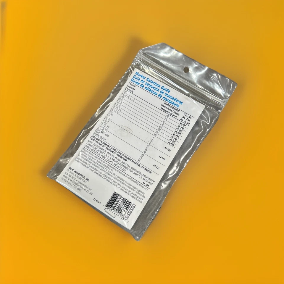 🔥(AN) ***CANTIDAD 5*** Ideal 44-103 Alambre Marcador Folleto Leyenda ***ENVÍO GRATUITO*** Foto 3 de 4