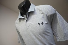 Under Armour Golf Polo Iso-Chill HeatGear Loose Golf Shirt Mens Size Large