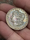 Beautiful Tones 1879 Morgan Silver Dollar Coin Very Little Wear