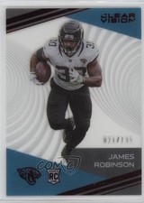 2020 Panini Chronicles Clear Vision Rookies Red 21/199 James Robinson #CV-8 0l1