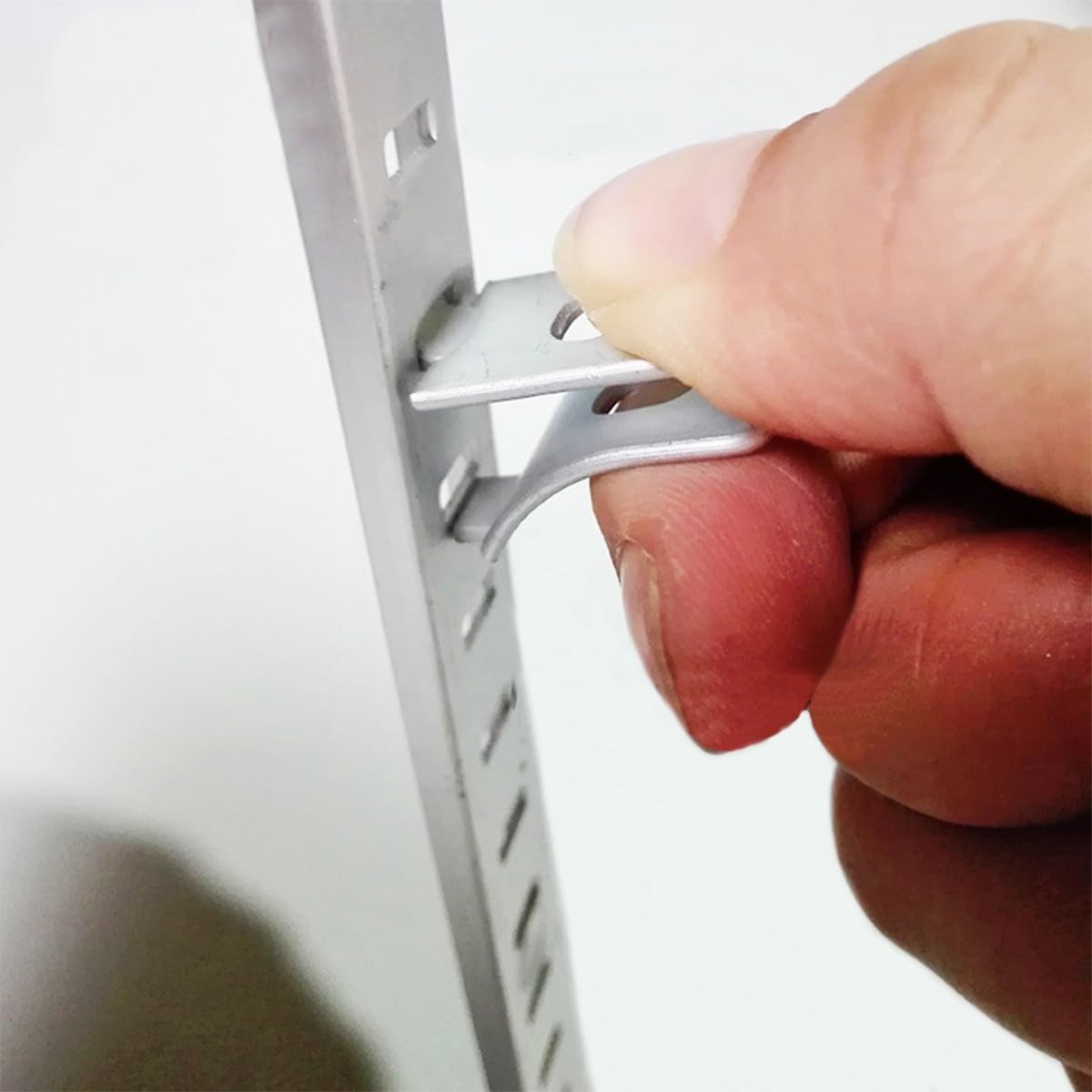 18 PCS Cabinet Shelf Clips Stainless Steel Metal Metals Silver 