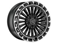 MSW 32 Alufelge Schwarz Diamantiert 7,5X19 5X112 ET32 Gloss Black