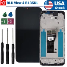 New LCD Full Display Touch Screen Digitizer Assembly Frame For BLU View 4 B135DL