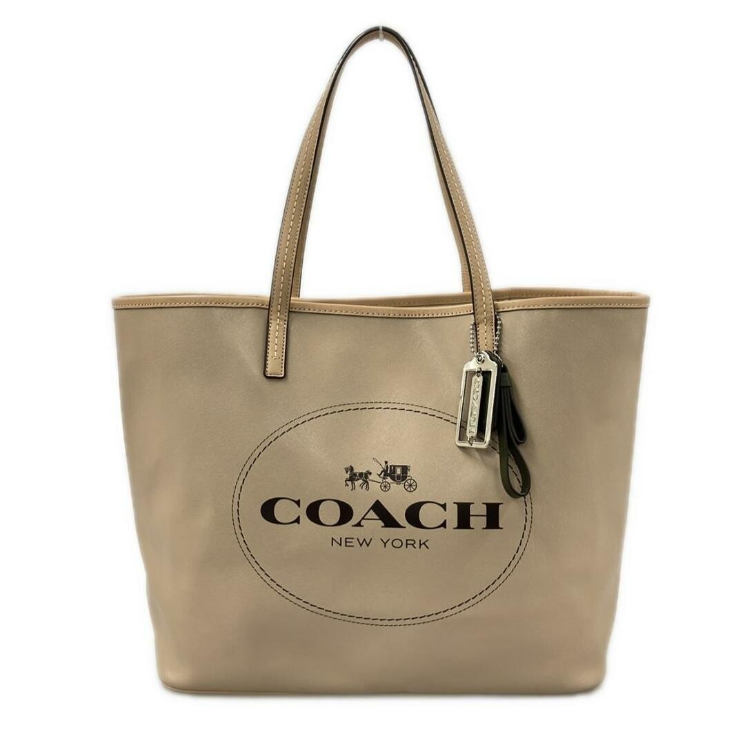 Coach Tote Bag F31315 Ladies with Minor Wear & Interior Size 28