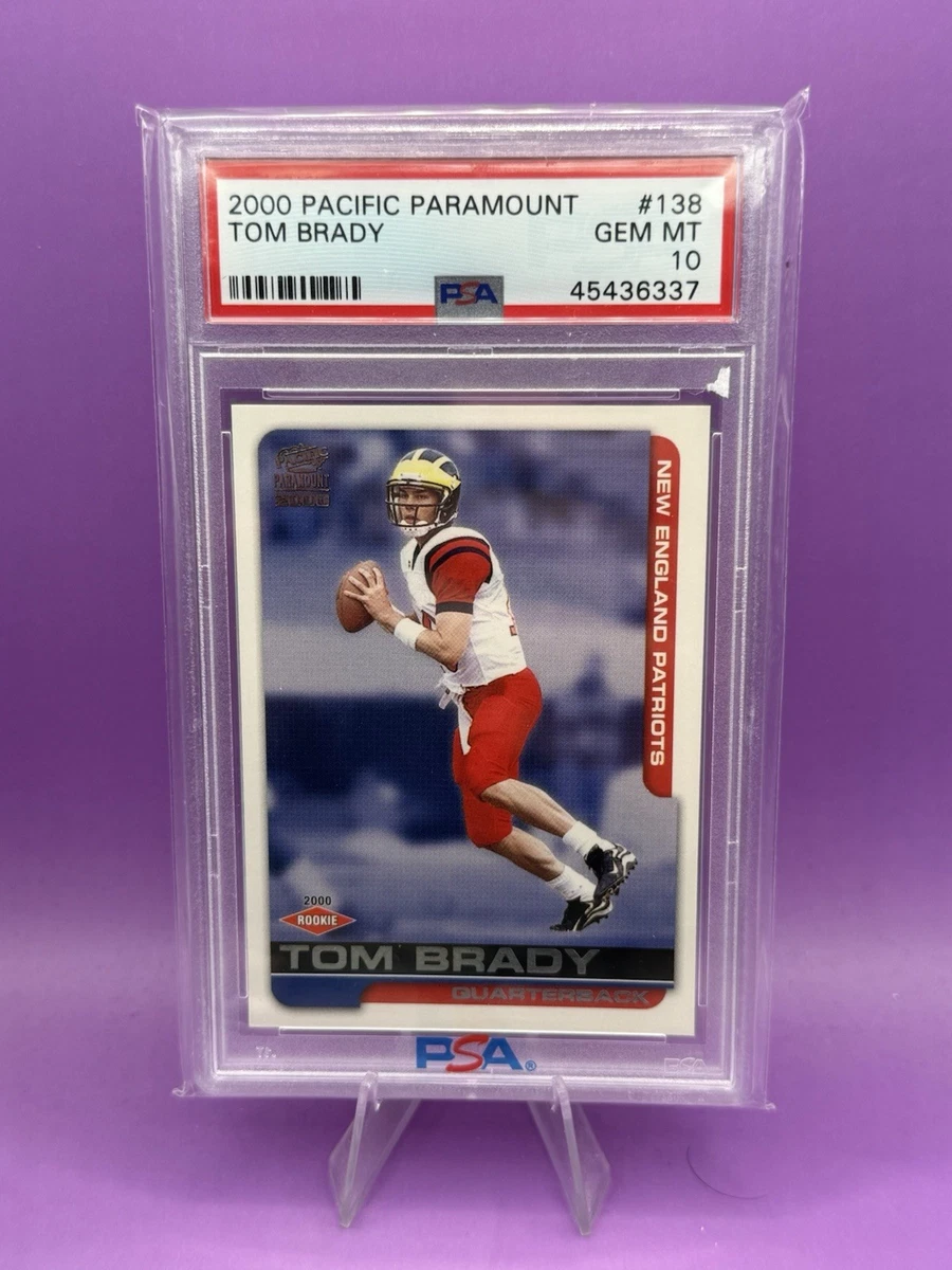 2000 Pacific Paramount Tom Brady #138 for sale | eBay