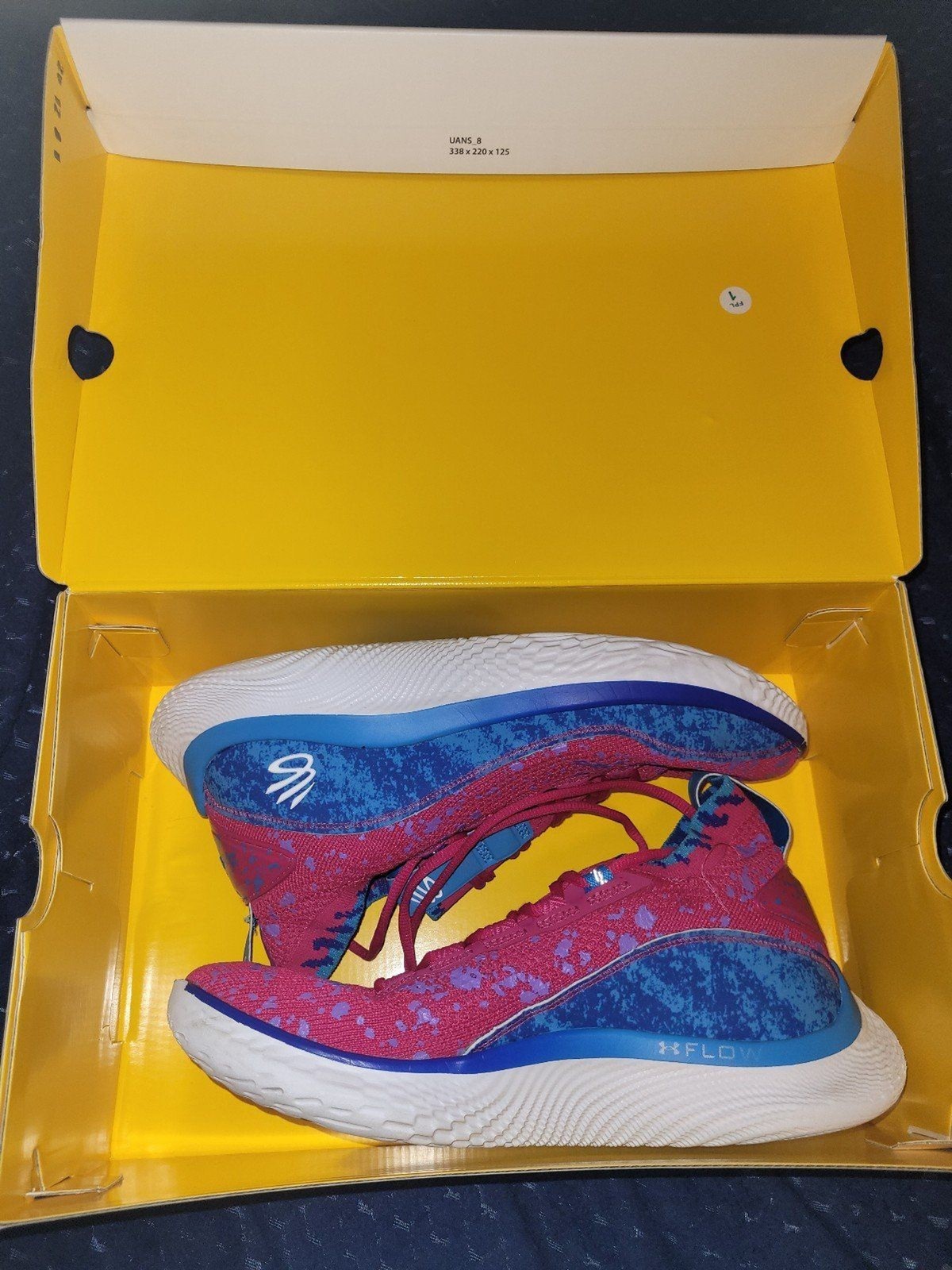 Under Armour Steph Curry Basketball Shoes PI Day size 8.5