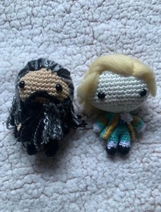 Our Flag Means Death Ed and Stede Crocheted Dolls