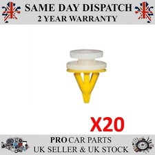 20X Door Card Trim Panel Clips For Renault Megane Scenic Mk1 Mk2