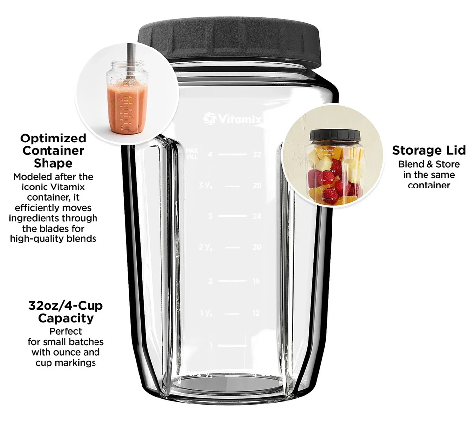 Vitamix 5 velocidades 4 piezas paquete de licuadora de inmersión de lujo, negra Foto 4 de 4