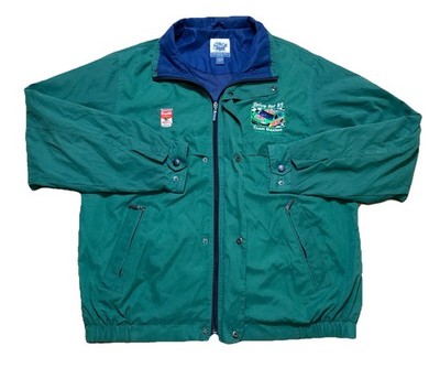 Chestnut Hill Men s Large Green Racing Jacket Team Maxton #85 Campbell's Patch