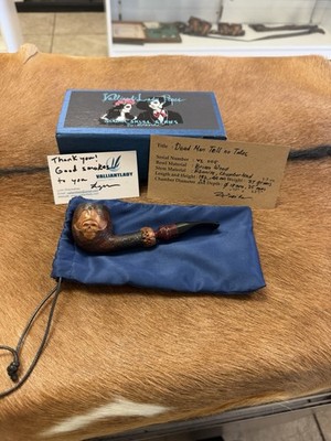 Custom Valiant Lady Pipes, Sugar Skull Series Unsmoked, NIB