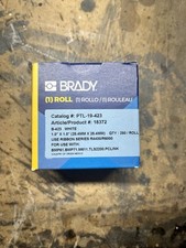 New BRADY PTL-19-423 Printer Label,1 In. W,Polyester AC