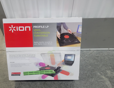 #ad New Sealed ION Powerplay LP USB Powered LP To MP3 Turntable Brand New Sealed $39.99