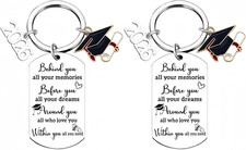 2PC 2026 Graduation Gifts for Class of 2026 Graduation Keychain for University C