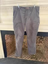 5.11 Tactical Pants Mens 40x32 Apex Cargo Utility Stretch Workwear Grey Canvas