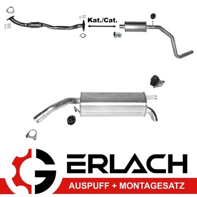 Auspuffanlage für Vw Golf VII 1.0 TSI Auspuff 8462