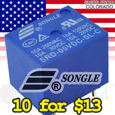 Relay Switch SRD-05VDC-SL-C ( use with Arduino, TTL, Pi, DIY Projects)