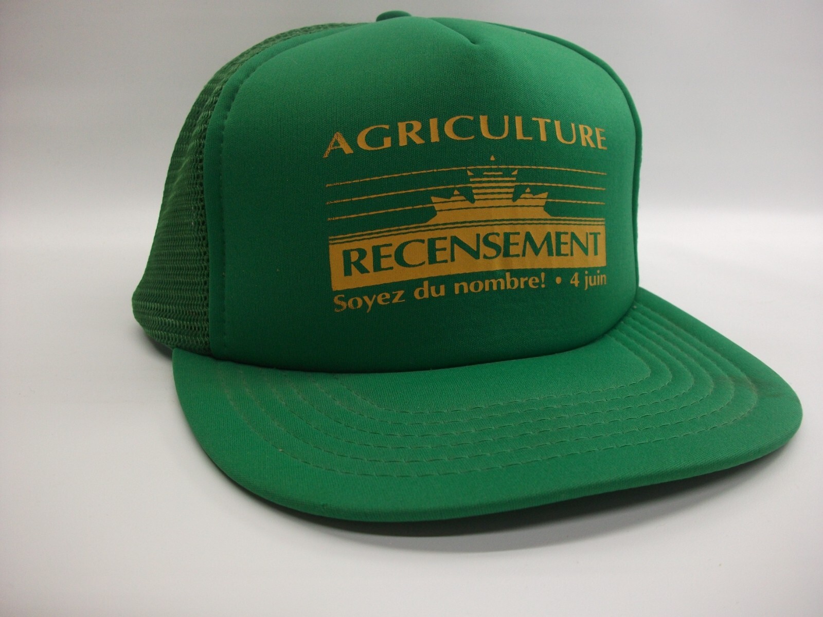 Agriculture Recensement French Francais Hat Vintage G… Gem