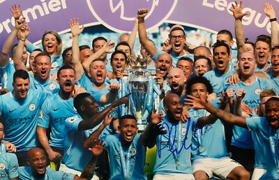 Phil Foden Hand Signed 12x8" Manchester City Photograph ...