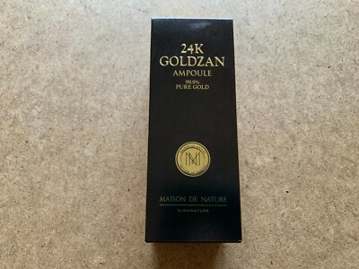SKIN NATURE MAISON DE NATURE 24K GOLDZAN AMPOULE 99.9% GOLD NEW MADE IN KOREA