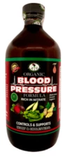 Blood Pressure Formula 100% Natural Organic 16 oz bottle