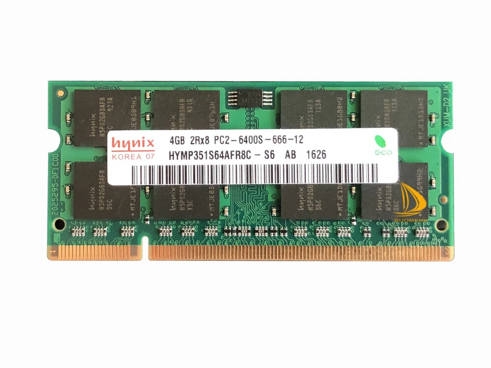 Hynix 2x 4GB 2Rx8 PC2-6400S DDR2 800Mhz Notebook Laptop Memory RAM SO-DIMM - Image 2 of 4