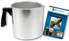 Candle Wax Pouring Pitcher Pot: Wax Melting Pot with Drip-Free Spout & Burn-Safe