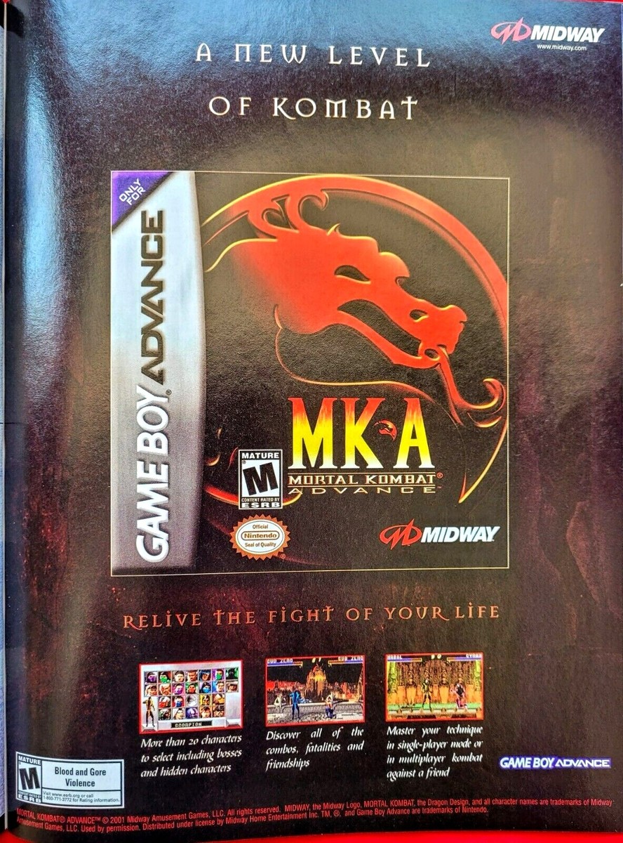 【値下げしました】激レア ゲームボーイアドバンスMortal Kombat 値下げしました】激レア ゲームボーイアドバンスMortal Kombat