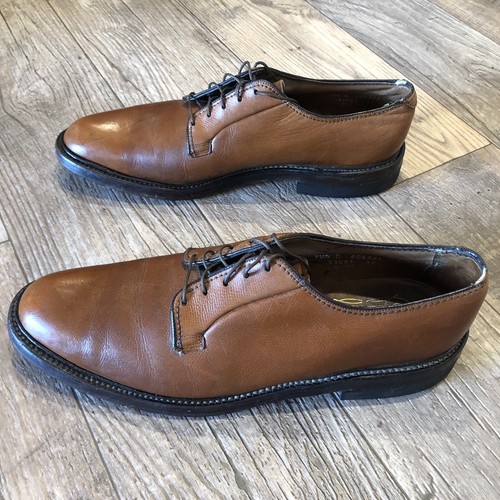 Vintage Florsheim Imperial Pebble Grain Brown US 10,5 B 93603 Plain Toe - Bild 6 von 12