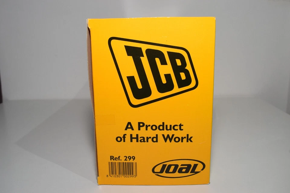 B4 1:25 JOAL 189 JCB 3CX CENTERMOUNT TERNA PALA GRU MIB MOLTO RARA! - Immagine 3 di 4