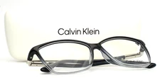 CALVIN KLEIN CK21524 438 Blue Womens Semi Cat Eye Full Rim Eyeglasses 55-12-140