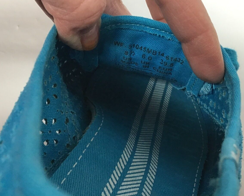 Scarpe Keds donna 8,5 occhielli in tela color verde acqua - Foto 7 di 7