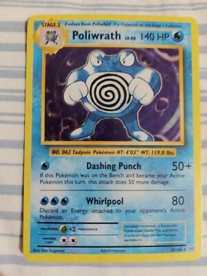 Poliwrath 25/108 XY Evolutions NM Holo Foil Rare Pokemon Card | eBay