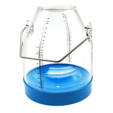 Melkeimer Kunststoff transparent 30 Liter für Absauganlagen Milchkanne