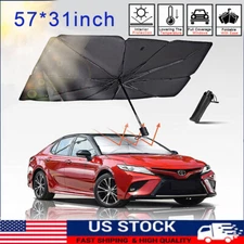 Foldable Car Windshield Sunshade Front Window Cover Visor Sun Shade Umbrella USA