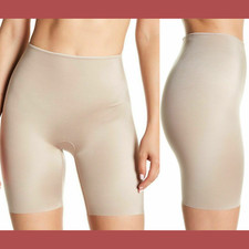 NEW 52 Spanx Slimplicity Mid-Thigh Shaper in Sandcastle Nud SZ Medium K280