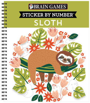 Brain Games Sticker By Number Sloth