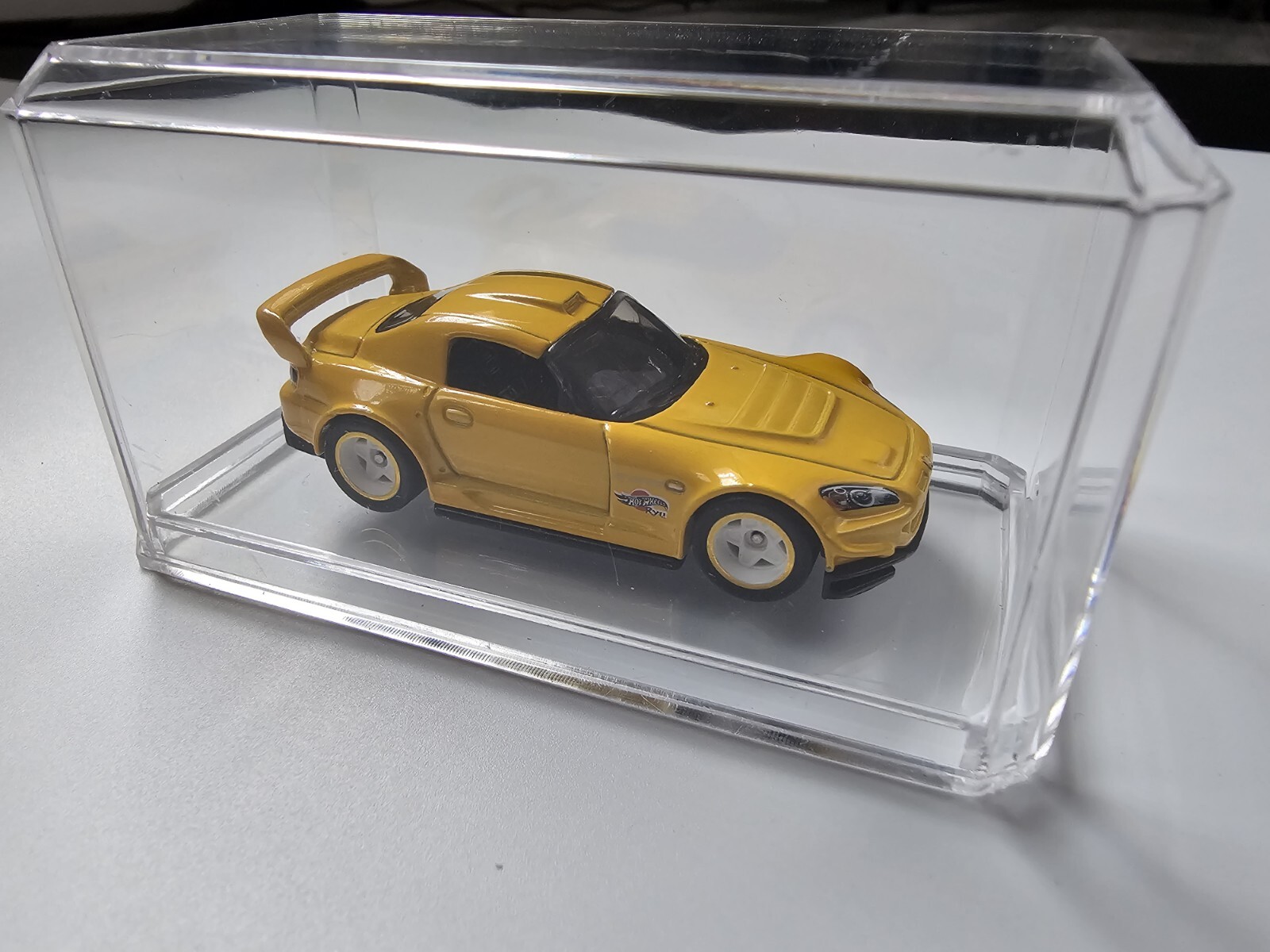 Hot Wheels 2000 Honda S2000 (Yellow) With Custom Wheels-image