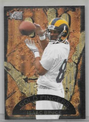 Isaac Bruce 1996 Fleer Metal Football Gold Fingers #1 | eBay