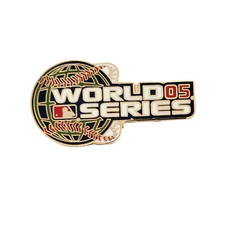 2005 MLB World Series Astros White Sox Hat Lapel Hat Pin Pinback