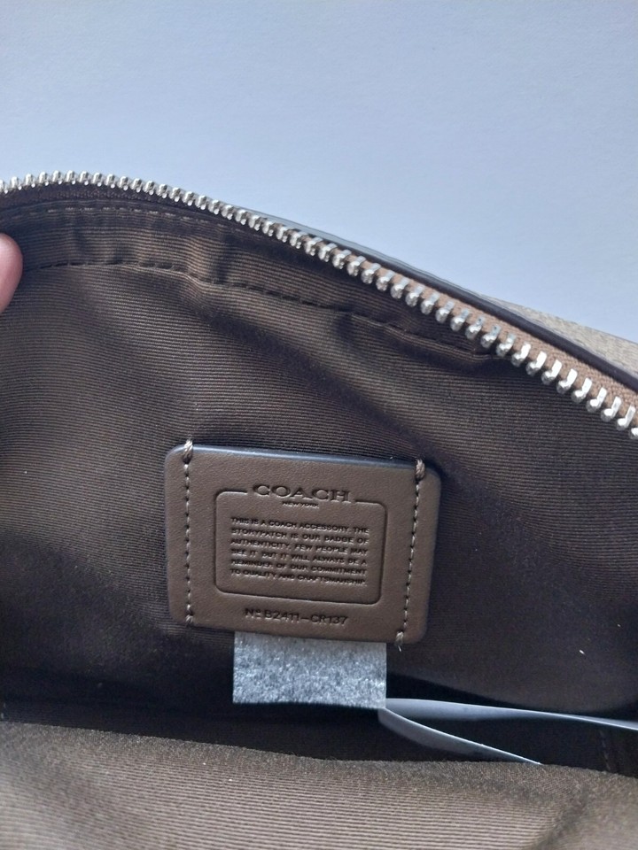 Coach Pace Belt Bag In Signature Canvas Original with Price Tag &Label ...